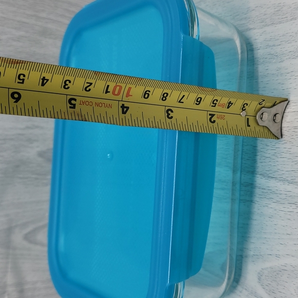 Tupperware Premiaglass Containor 1L Peacock New - Picture 6 of 14